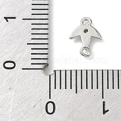 Подвески-рыбки с латунным паве из кубического циркония&nbsp;KK-G548-17P