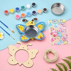 Незаконченные деревянные наборы кормушек для домашних животных в форме бабочки своими руками для детских поделок&nbsp;ST-CJ0009-3