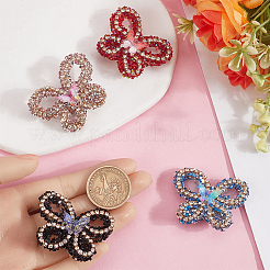 6 шт. 6-х цветные непрозрачные акриловые блестящие стразы&nbsp;MACR-SC0001-79