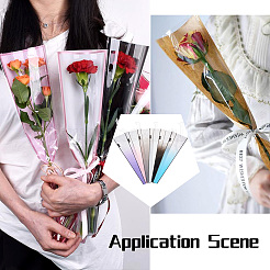 120 шт. 6-цветные подарочные пакеты из ориентированного полипропилена (OPP) ABAG-MB0001-03