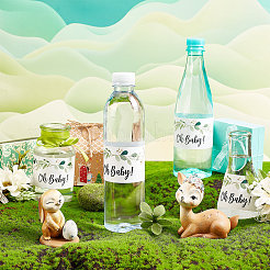 40 лист 4-х стилевых наклеек для бутылок с водой DIY-CP0008-02A