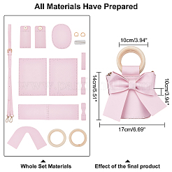 Kit de fabrication de fourre-tout à nœud papillon&nbsp;DIY-WH0030-17B