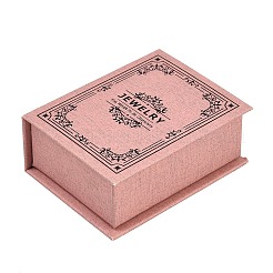Boîtes magnétiques pour présentoirs à bijoux en papier imprimé floral&nbsp;CON-K015-03A-01