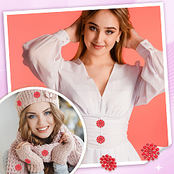 Кабошоны из сплава со стразами ALRI-GA0001-08B