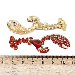 Серьги сплава горный хрусталь&nbsp;LS-EJEW-P317-02G