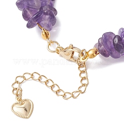 3 bracciale con perline di fluorite naturale&nbsp;BJEW-JB12306