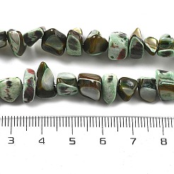 Окрашенные нити натуральных бусин-ракушек трохуса BSHE-Z006-01A