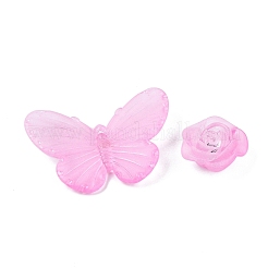 Прозрачные акриловые бусины OACR-H039-04F