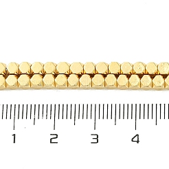 Гальванические нити из синтетических немагнитных гематитовых бусин G-H020-H01-02