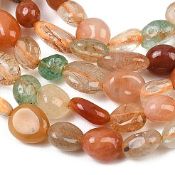 Природные агата бисером нити самородки&nbsp;G-B170-A02