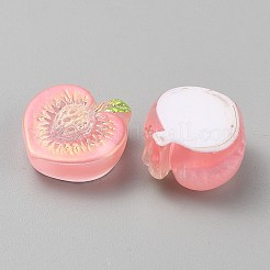 Гальваническое покрытие УФ-лампой непрозрачные фруктовые смоляные кабошоны&nbsp;RESI-CJC0021-18A