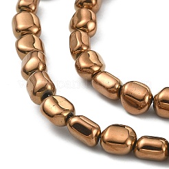 Fili di perline di ematite sintetica non magnetica elettrolitica&nbsp;G-C024-01A