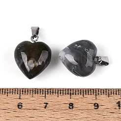 Naturali muschio pendenti agata&nbsp;G-T143-49C