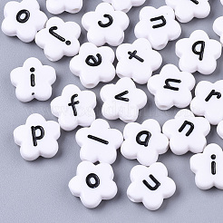 Непрозрачные акриловые бусины X-SACR-N009-21