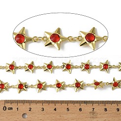 Латунные цепи со стеклянными звеньями CHC-R001-06G-05