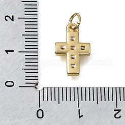 Pendentifs en laiton zircon cubique pavé&nbsp;CU-CBA637A-04G-B