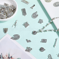 56шт 14 стиля подвески из сплава в тибетском стиле&nbsp;TIBE-SC0002-49-RS