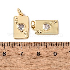 Латунь с подвесками из фианита KK-C143-42G-02