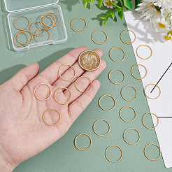 30 шт. соединительное кольцо из нержавеющей стали 201&nbsp;FIND-UN0003-65