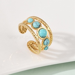 Регулируемые манжетные кольца из нержавеющей стали 304&nbsp;RJEW-S629-01G-A