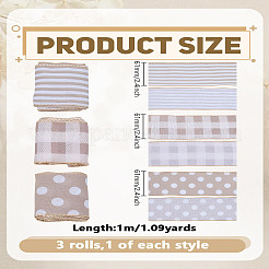3 ярд 3 стилей полиэстеровая имитация льна лента&nbsp;OCOR-LP0003-79