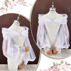Abnehmbare Puffärmel aus Polyester-Netzstoff&nbsp;AJEW-WH0709-257B