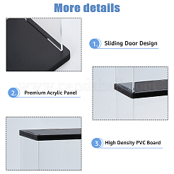 2-ярусные сборные акриловые витрины AJEW-WH0479-93