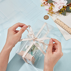 Прозрачная пластиковая ПВХ коробка подарочная упаковка&nbsp;CON-WH0099-32B