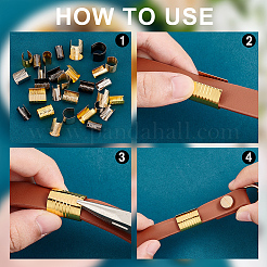 120 шт. 12 стиля железных складных обжимных наконечников IFIN-PH0002-26