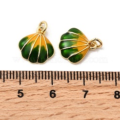 Латунь эмаль подвески KK-H002-35G-04-RS