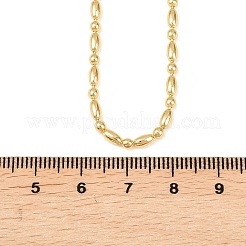 2.2 mm Messingkugelketten für Damen und Herren&nbsp;X-NJEW-L012-06G
