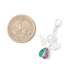 Décorations pendentif ange en verre&nbsp;HJEW-JM03561