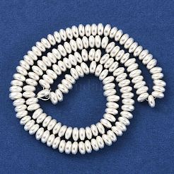 Fili di perline di ematite sintetica non magnetica elettrolitica&nbsp;G-U003-11B