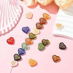 19шт 19 цвета бусины лэмпворк ручной работы&nbsp;LAMP-CJ0002-38