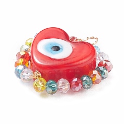 Colgantes hechos a mano del lampwork del ojo malvado&nbsp;PALLOY-JF01472