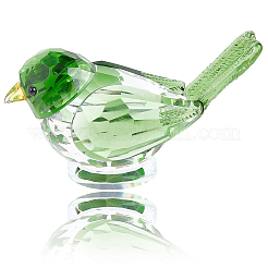 Стеклянная демонстрационная скульптура для птиц&nbsp;AJEW-WH20019-58C