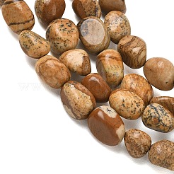 Natürliches Bild Jaspis Perlen Stränge&nbsp;G-C286-A07