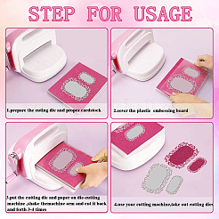 Трафареты для резки геометрических штампов из углеродистой стали DIY-WH0309-2096