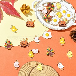 28 шт. 7 стиля подвески из сплава и эмали на тему Дня благодарения&nbsp;ENAM-YW0005-18