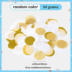 50 г бумажного конфетти для разбрасывания по столу&nbsp;DIY-SP0005-42C