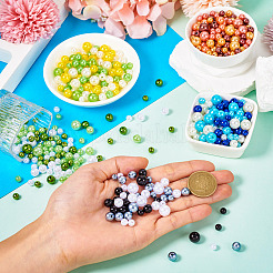 150 г 5 цвета бусины из абс-пластика с имитацией жемчуга&nbsp;KY-TA0001-44A