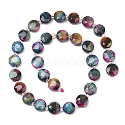 Природных тигровый глаз бисер нитей&nbsp;G-F812-C09-01C