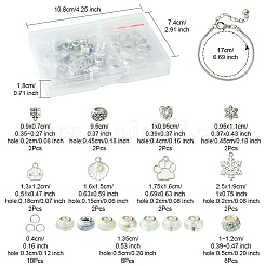 Наборы для изготовления браслетов в европейском стиле из латуни и сплава своими руками&nbsp;DIY-FS0007-22