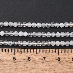 Природных кристаллов кварца бисер нитей&nbsp;LS-G-RM2025-A13-3mm