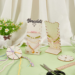 2 комплект досок для намотки деревянных ниток WOOD-FG0001-60