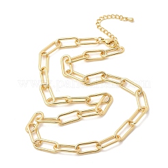 Ожерелья-цепочки из латуни для женщин&nbsp;NJEW-B157-20G