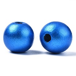 Расписные европейские бусины из натурального дерева WOOD-S057-067