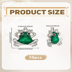 10 шт. Подвески из сплава с эмалью&nbsp;ENAM-LP0001-74