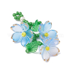 Подвески из акриловых цветов&nbsp;PALLOY-TA00252