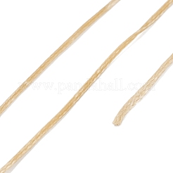 Ficelle de fil de polyester ciré plat&nbsp;YC-D004-01-007